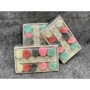 Jumbo Paper Clips Pom Pom Bookmarks Set 10 (3 PK) Planner Accessory